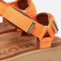 Woden Stijlvolle en Comfortabele Line Sandaal met Verstelbare Bandjes Orange Dames - Thumbnail 11