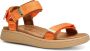 Woden Stijlvolle en Comfortabele Line Sandaal met Verstelbare Bandjes Orange Dames - Thumbnail 12