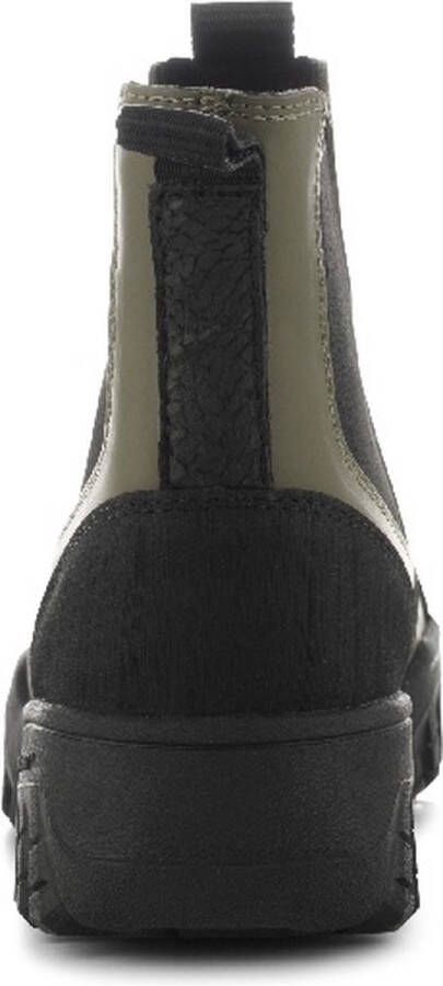 Woden Magda Track Waterproof Chelsea boots Enkellaarsjes Dames Groen