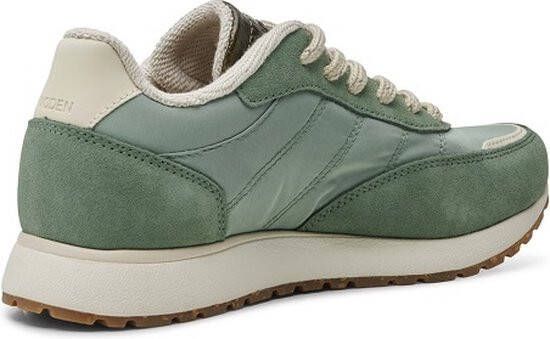 Woden Nellie Soft Reflective groen dames sneakers