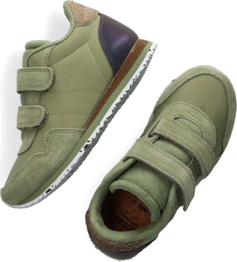 Woden Nor Suede Lage sneakers Meisjes Groen