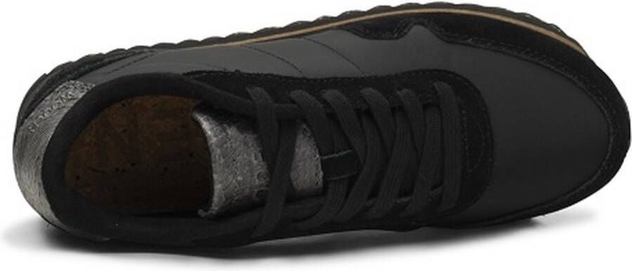 Woden Nora 111 Plateau sneakers zwart