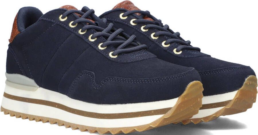 Woden Nora Iii Plateau Lage sneakers Dames Blauw