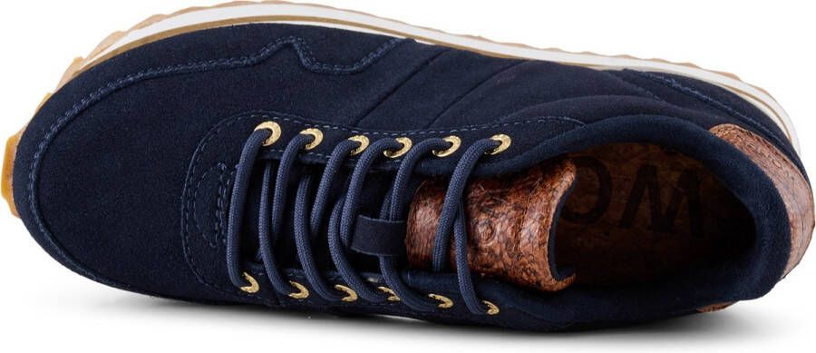 Woden Nora Iii Plateau Lage sneakers Dames Blauw