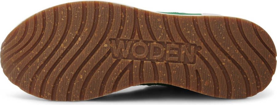 Woden Ronja Sneakers groen Textiel Dames