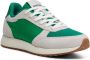 Woden Ronja Color-Blocked Leren Sneakers Green Dames - Thumbnail 12