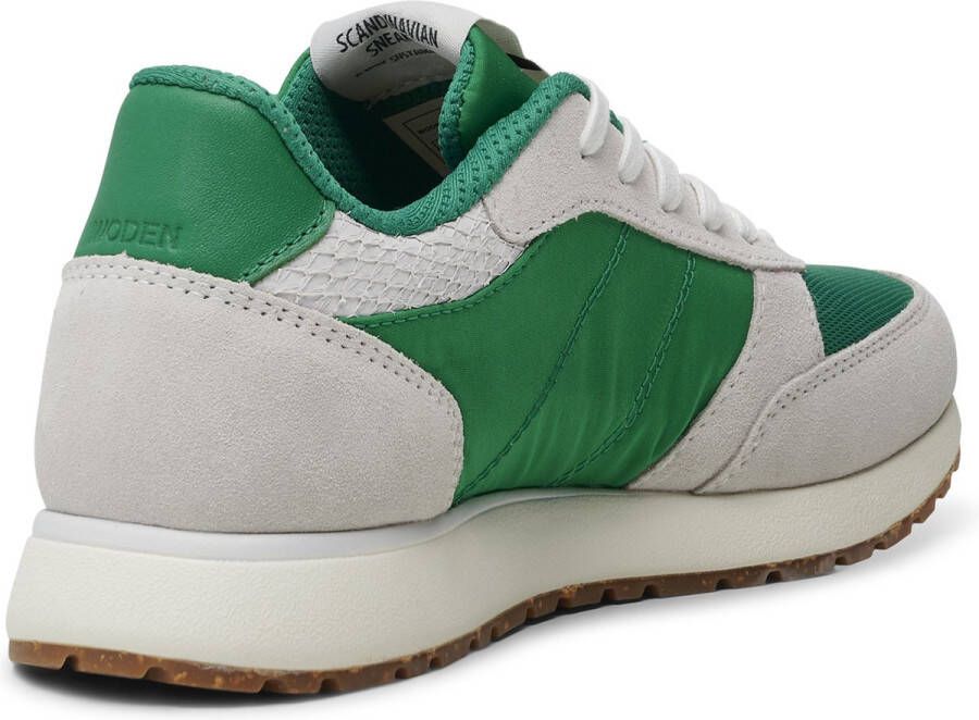 Woden Ronja Sneakers groen Textiel Dames