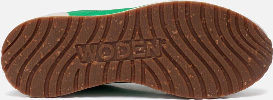 Woden Ronja Sneakers groen Textiel Dames