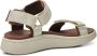 Woden Stijlvolle en comfortabele Line sandaal met verstelbare bandjes en leren details Beige Dames - Thumbnail 13