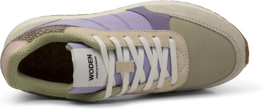 Woden Sneakers paars Textiel Dames