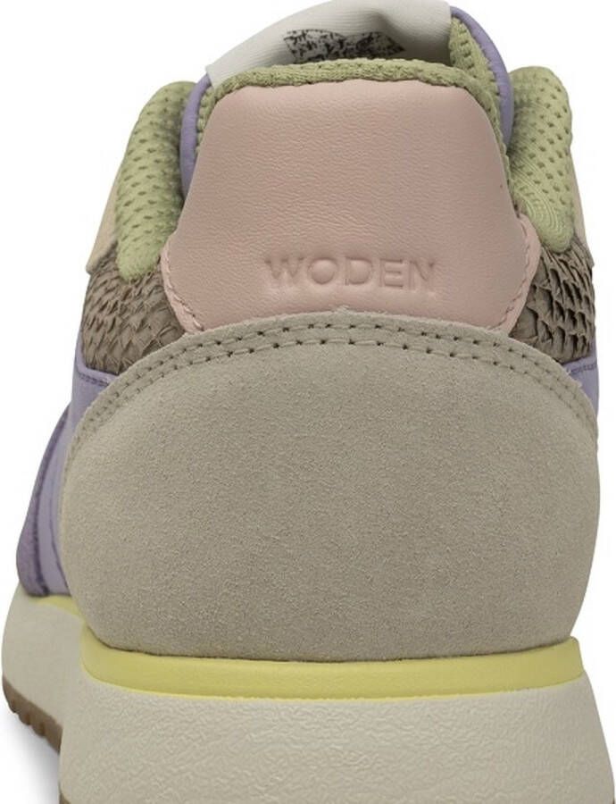 Woden Sneakers paars Textiel Dames