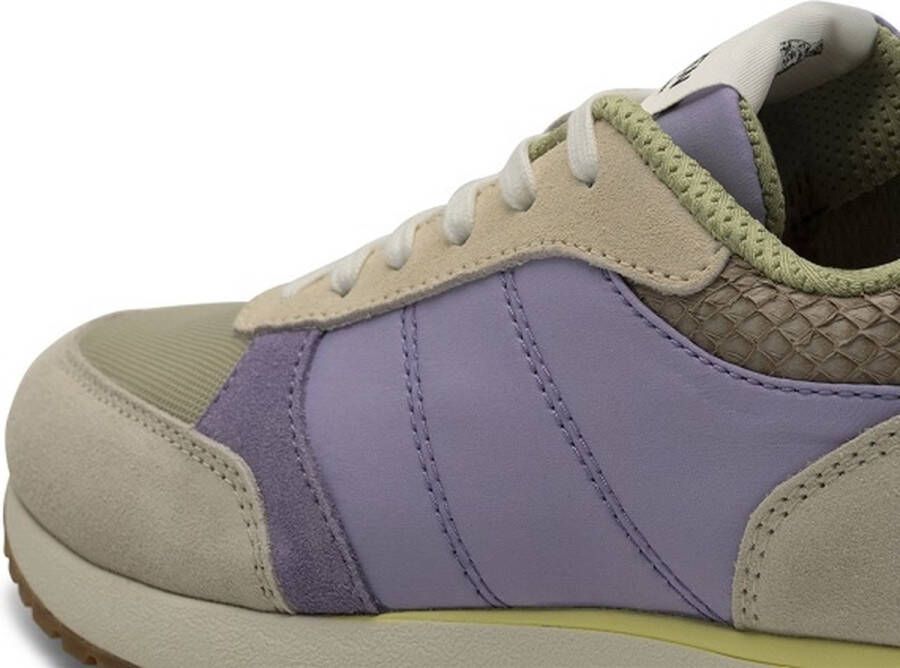 Woden Sneakers paars Textiel Dames