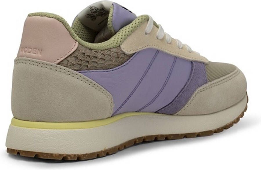 Woden Sneakers paars Textiel Dames