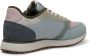 Woden Ronja Color-Blocked Leren en Textiele Sneakers Blauw Dames - Thumbnail 6