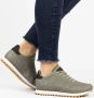 Woden Elegante Klassieke Fashion Sneaker met Croco Accenten Green Dames - Thumbnail 10