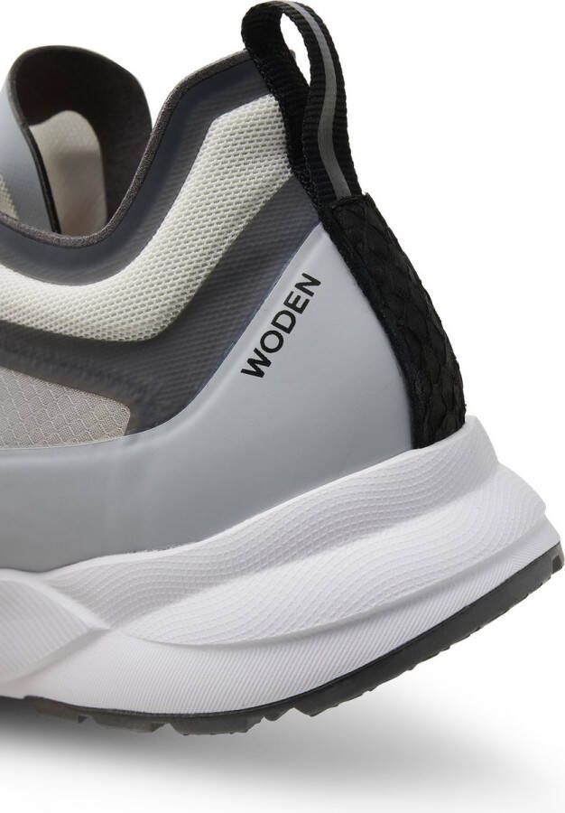 Woden Stelle Transparent Sneakers grijs Textiel Dames