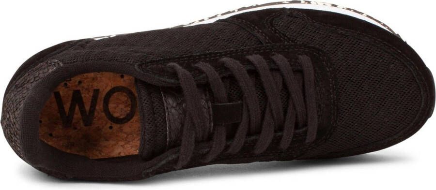 Woden Ydun Sneakers zwart Suede Dames