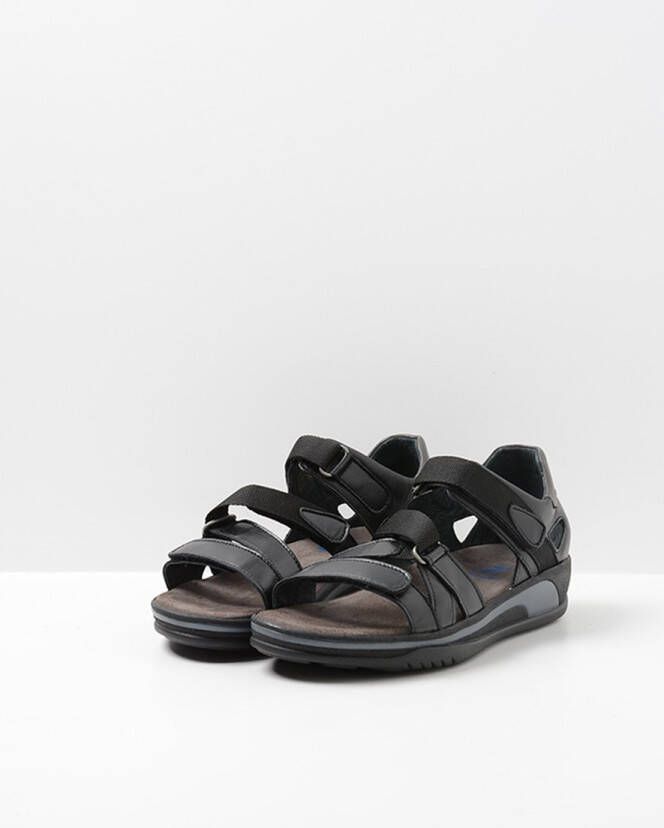 Wolky 0105530 000 Dames Sandalen Zwart