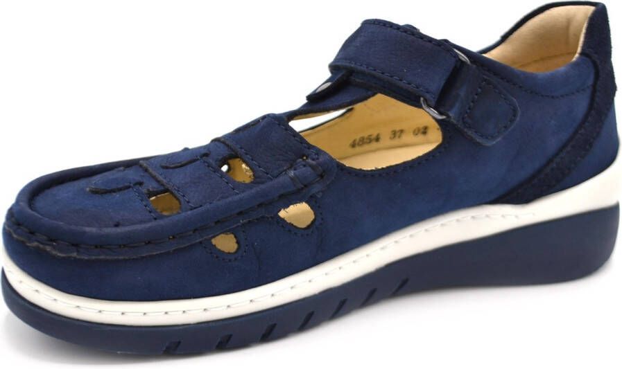 Wolky Bandschoenen Byte denim nubuck