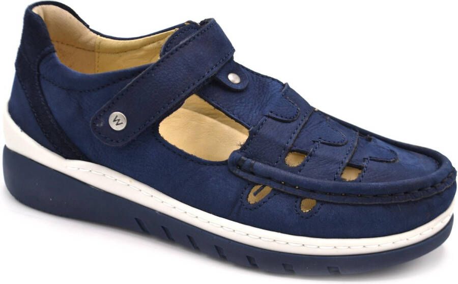 Wolky Bandschoenen Byte denim nubuck