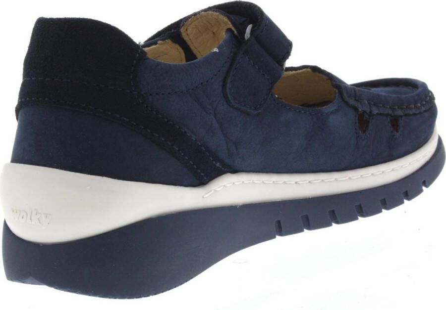 Wolky Bandschoenen Byte denim nubuck