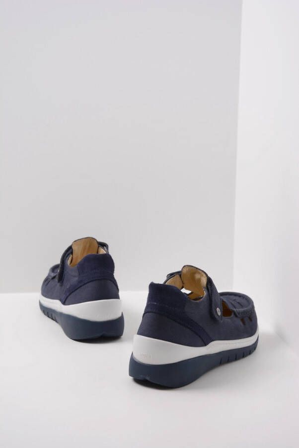 Wolky Bandschoenen Byte denim nubuck