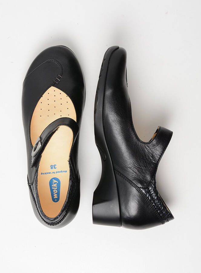 Wolky Dames Bandschoenen 07826 Chili Zwart - Foto 3