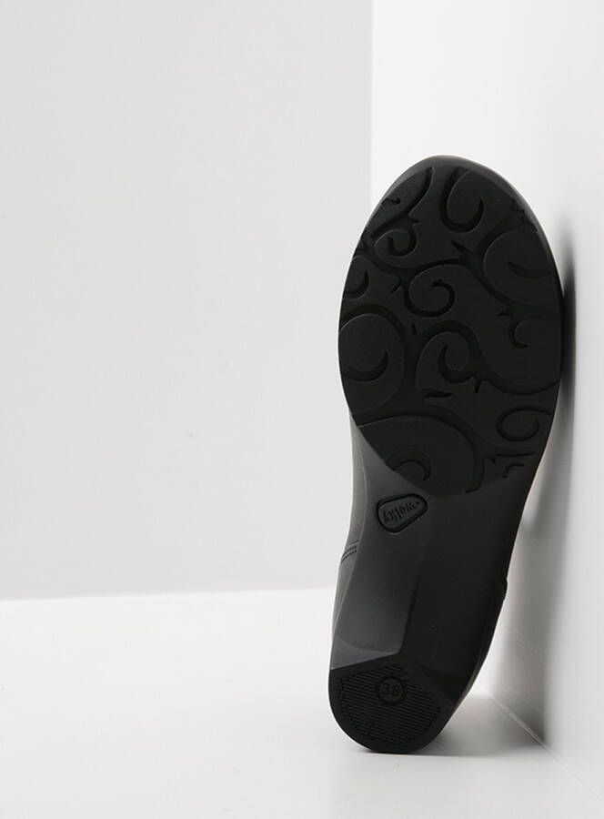 Wolky Bandschoenen Chili zwart leer