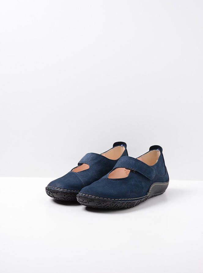 Wolky Bandschoenen Fresh denim nubuck