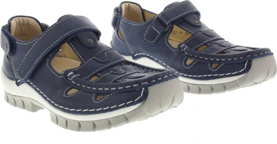 Wolky Dames Instappers & Ballerina's Move Oxford Blue grey Blauw - Foto 5
