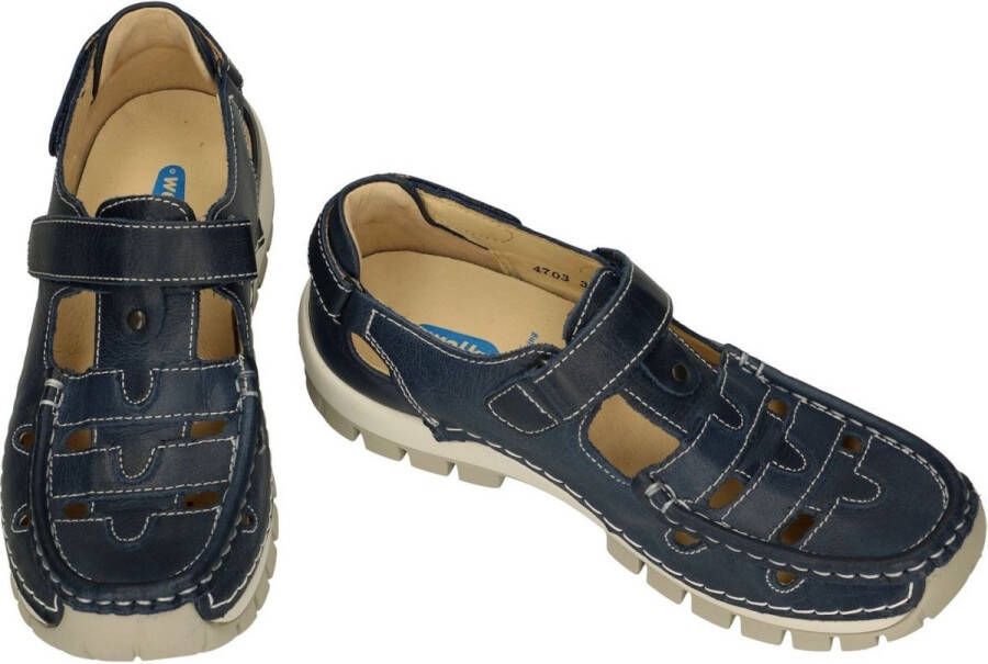 Wolky Dames Instappers & Ballerina's Move Oxford Blue grey Blauw - Foto 8