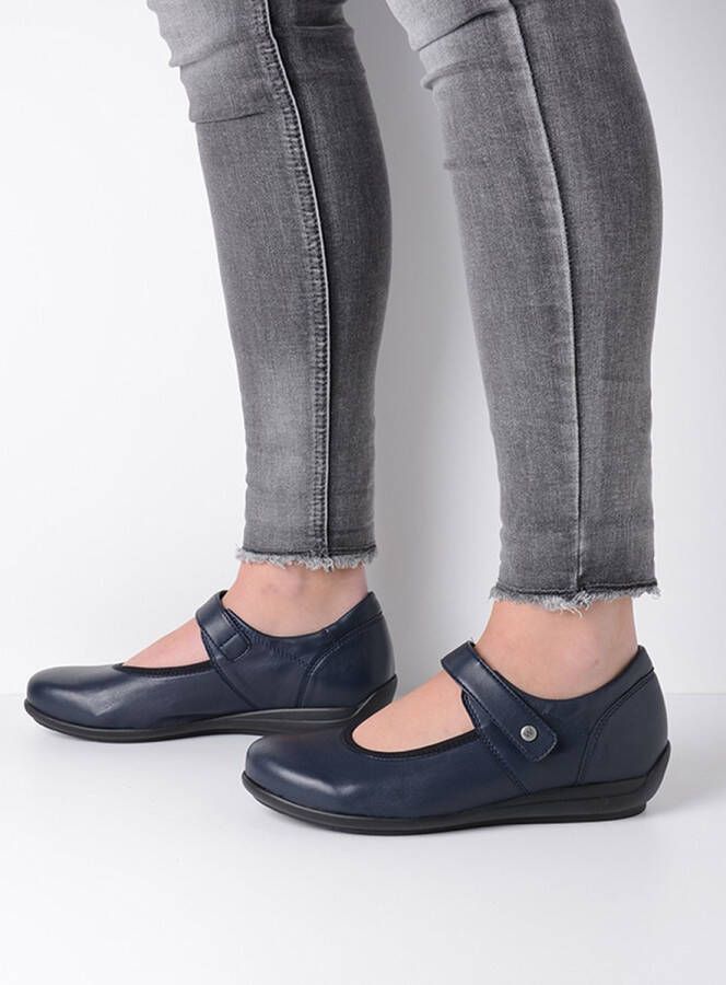 Wolky Bandschoenen Noble FF blauw biocare - Foto 3