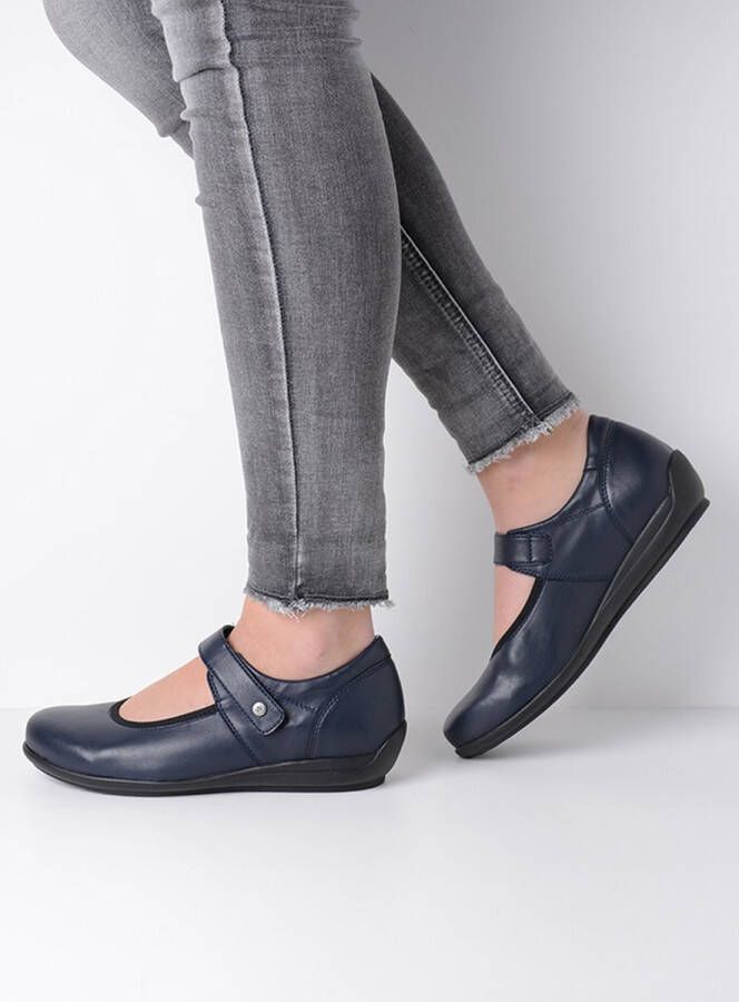 Wolky Bandschoenen Noble FF blauw biocare - Foto 6