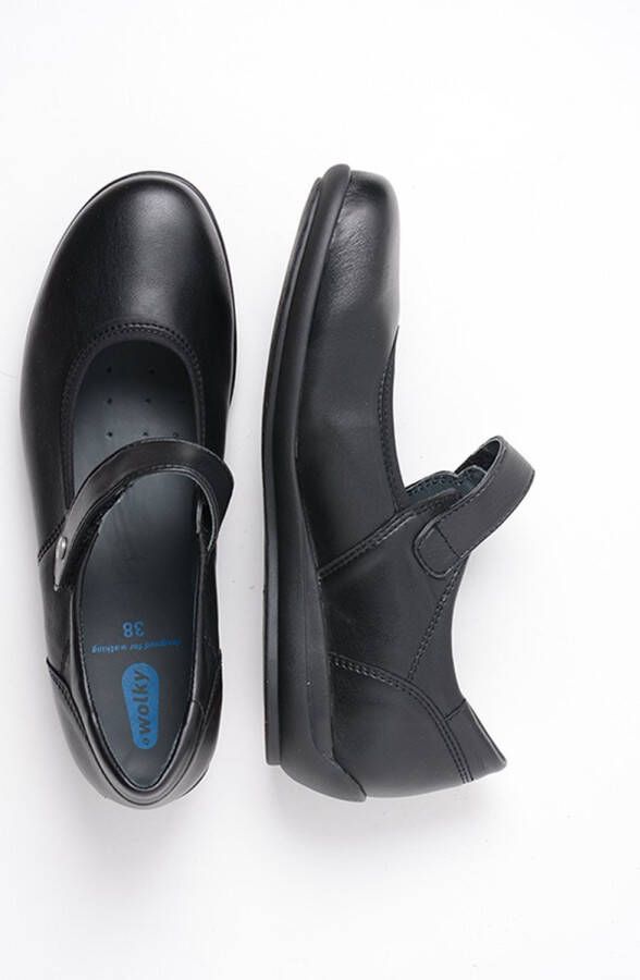 Wolky Bandschoenen Noble FF zwart biocare
