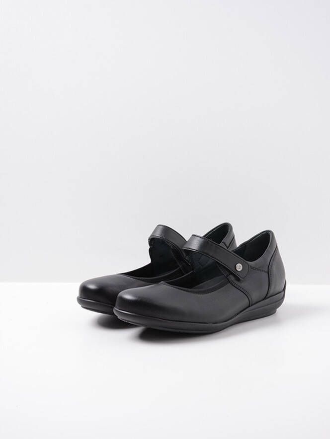 Wolky Bandschoenen Noble FF zwart biocare