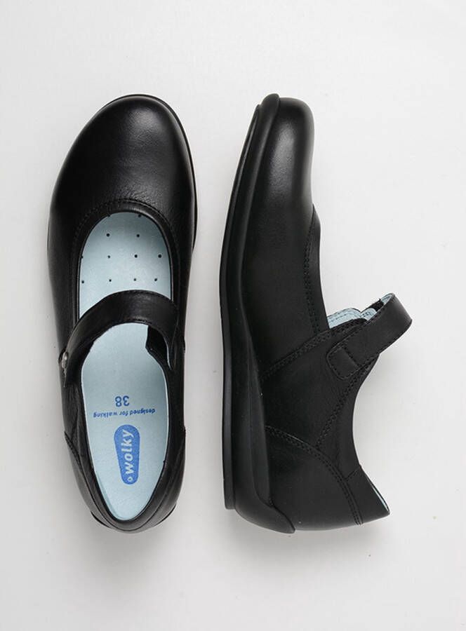 Wolky Bandschoenen Noble FF zwart biocare
