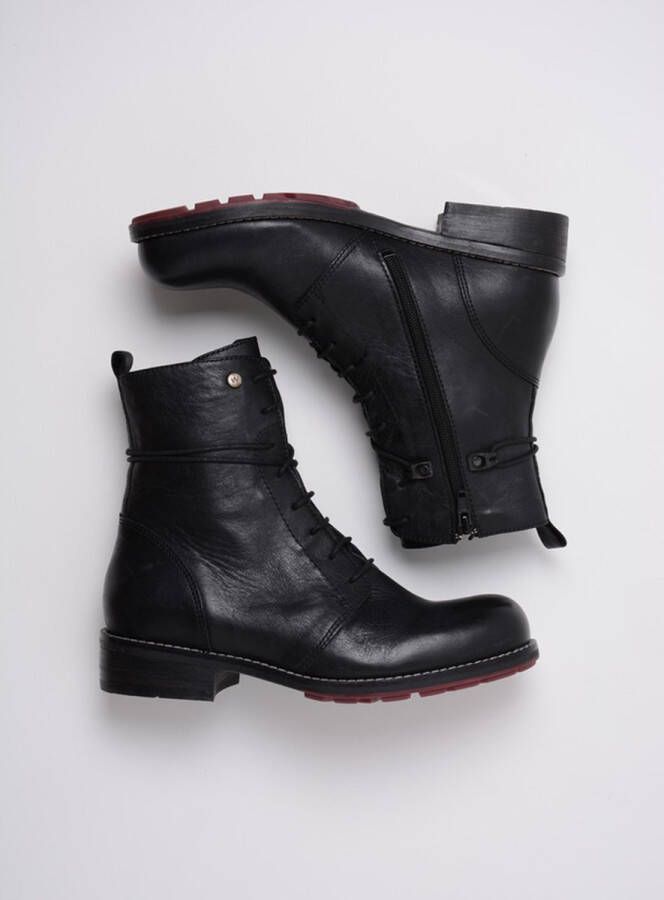 Wolky Biker boots Murray HV zwart leer - Foto 5