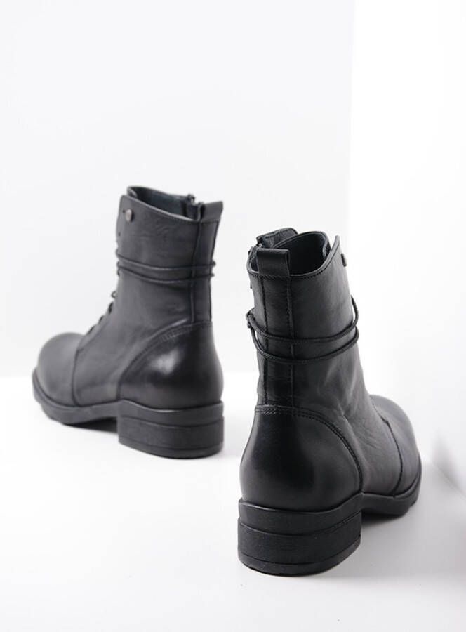 Wolky Biker boots Murray HV zwart leer - Foto 7