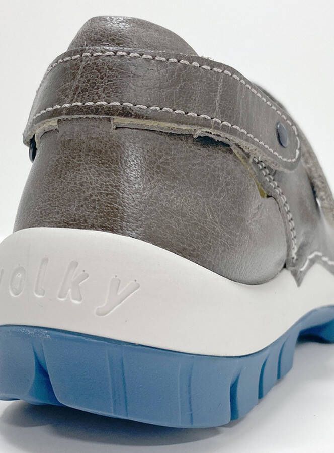 Wolky Comfortschoenen Move grijs blauw leer