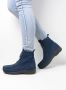 Wolky Hoge veterschoenen Roll Boot blauw nubuck - Thumbnail 5