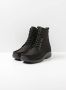 Wolky Hoge veterschoenen Roll Boot zwart nubuck - Thumbnail 2