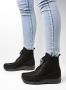 Wolky Hoge veterschoenen Roll Boot zwart nubuck - Thumbnail 4