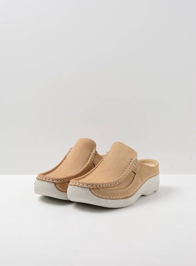 Wolky Comfortschoenen Roll Slide beige nubuck