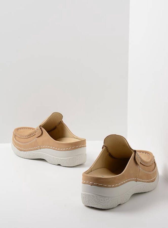 Wolky Comfortschoenen Roll Slide beige nubuck