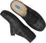 Wolky Comfortschoenen Roll Slide zwart goud metallic suede - Thumbnail 5