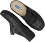 Wolky Comfortschoenen Roll Slide zwart goud metallic suede - Thumbnail 6