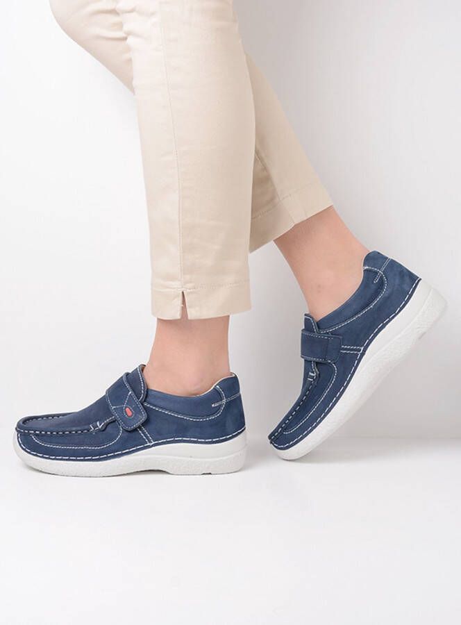 Wolky Comfortschoenen Roll Strap denim nubuck