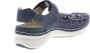 Wolky Dames Sandaal Rolling Sun Oxford 0720435 800 Blauw - Thumbnail 11