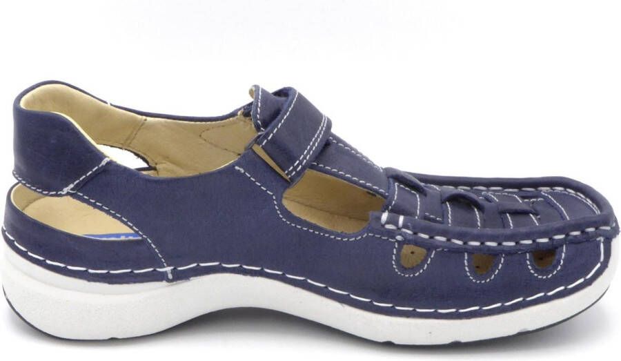 Wolky Dames Sandaal Rolling Sun Oxford 0720435 800 Blauw - Foto 12