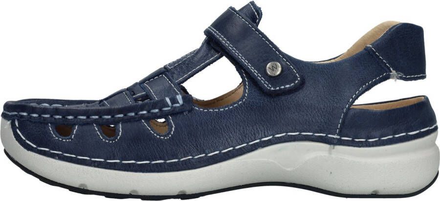 Wolky Dames Sandaal Rolling Sun Oxford 0720435 800 Blauw - Foto 13